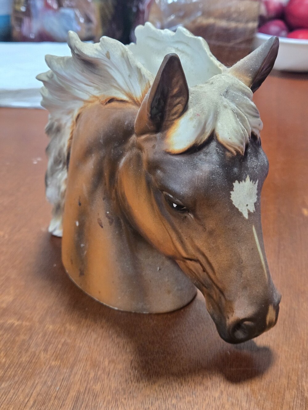 Beautiful Brown Horse Head Sculpture -planter Home Art Decor - Picture 5 of 6